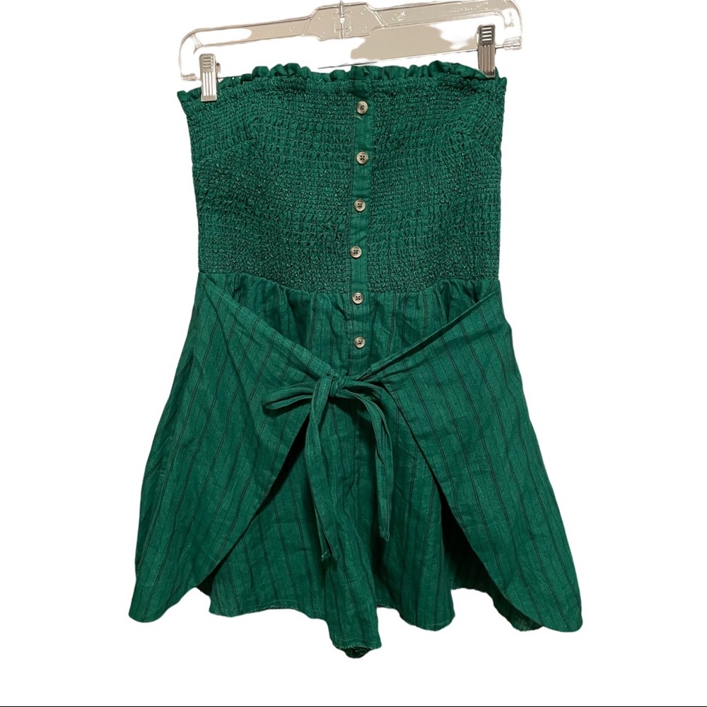 Free People Linen Romper